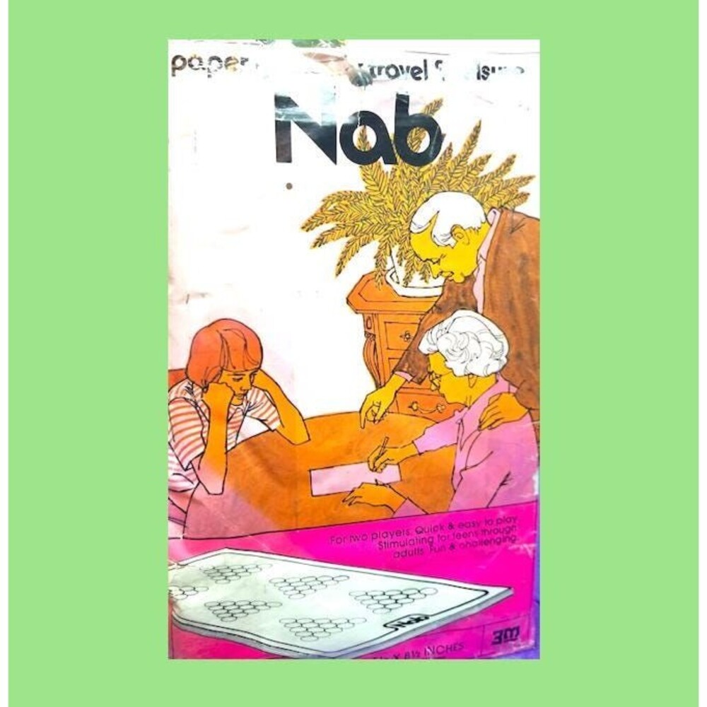 1970s "Nab" Paper Board Game